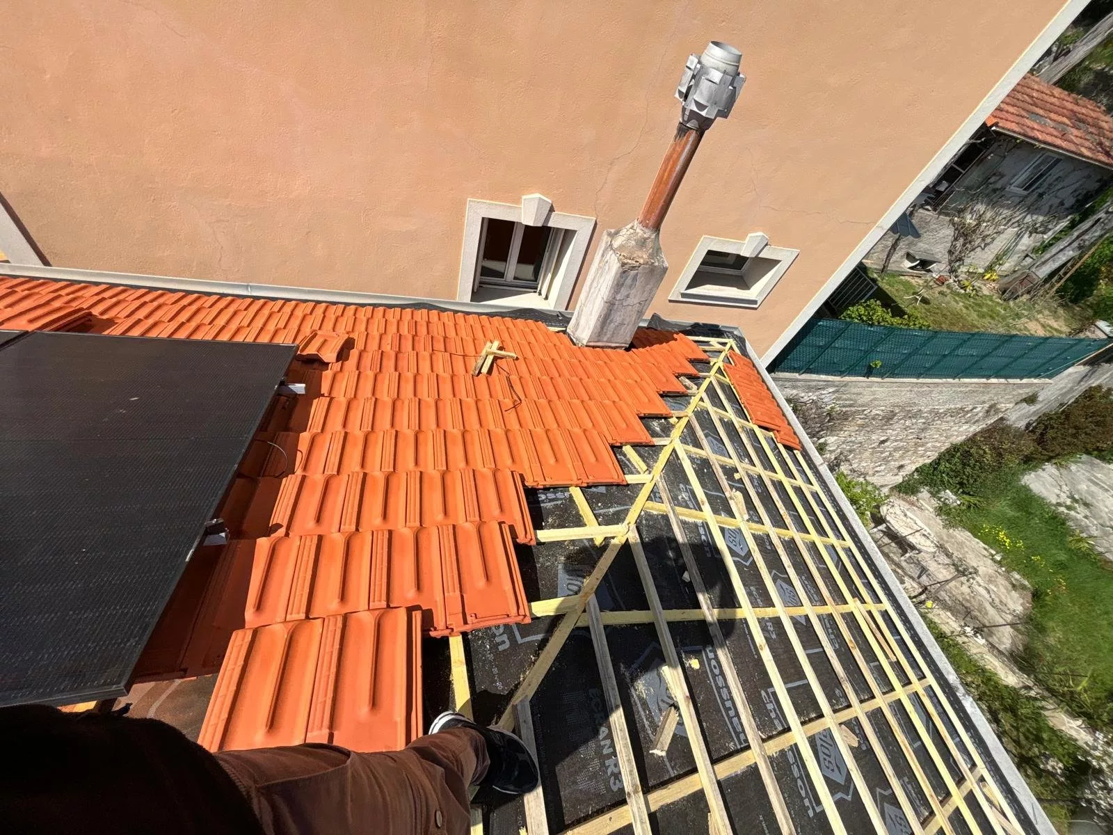 Réfection complète de toiture sur une maison du district de Nyon